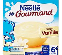 Nestlé Bébé P'tit Gourmand Saveur Vanille - Laitage dès 6 mois
