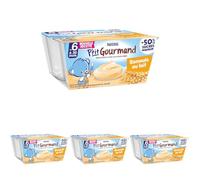 Nestlé Bébé P'tit Gourmand Semoule au Lait - Laitage - 4 x 100g - Dès 6 mois (Lot de 4)