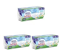 Nestlé Bébé - P'tit onctueux Croissance mini nature - dès 6 mois - 6 x 50g (Lot de 3)