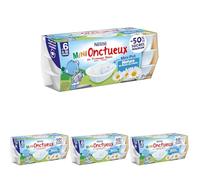 Nestlé Bébé - P'tit onctueux Croissance mini nature - dès 6 mois - 6 x 50g (Lot de 4)