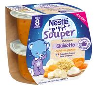 Nestlé Bébé - P'tit souper Quinotto Carottes Panais - dès 8 mois - 2 x 200g