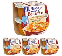 Nestlé Bébé - P'tite recette Légumes Poulet - 2x200g - dès 8 mois (Lot de 4)