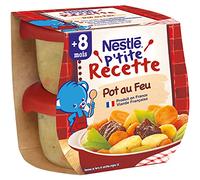 Nestlé Bébé P'tite Recette Pot Au Feu Plat complet dès 8 mois - 2 x 200g