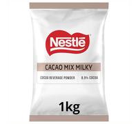NESTLÉ Cacao Mix Milky Taste (Lacté) - Pour Préparer un Chocolat Chaud Instantané - A Mélanger avec de l'Eau - Cacao en Poudre Soluble Certifié Rainforest Alliance - Sachet de 1kg
