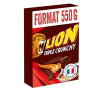 NESTLE - Céréales Croquantes au Caramel et Chocolat, Goût Intense et Texture Triple Crunch (Boîte 550g) - Le Lot De 3