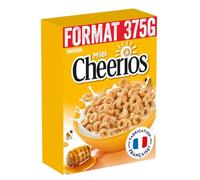 NESTLÉ - Céréales Miel Gourmandes, Croquantes et Douces au Petit-Déjeuner (Boîte 375g) - Le Lot De 4