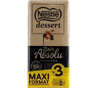Nestlé Chocolat noir absolu - Le lot de 3 tablettes de 170g