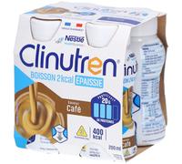Nestlé Clinutren Boisson 2 Kcal Saveur Café 4x200 ml