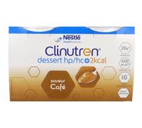 NESTLÉ Clinutren Dessert HP/HC+ café Bol 4x200 ml