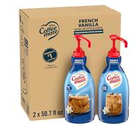 NESTLE COFFEE-MATE Coffee Creamer, French Vanilla, 1.5L liquid pump bottle, Pack of 2