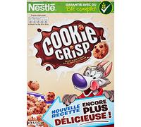 Nestlé Cookie Crisp Céréales au Goût de Biscuit avec des Pépites Saveur Chocolat 375 g