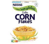 Nestlé Corn Flakes sans Gluten Céréales du Petit Déjeuner Paquet de 375 g - Lot de 4