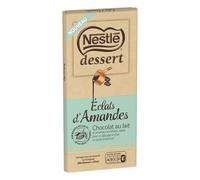 Nestlé Dessert - Chocolat Lait Eclats d'Amandes - Tablette de 170g
