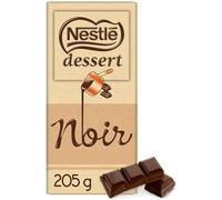 Nestlé Dessert - Chocolat Noir à Pâtisser - Tablette de 205g