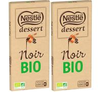 Nestlé Dessert - Chocolat Noir Bio - tablette de 170g (Lot de 2)