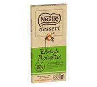 Nestlé Dessert - Chocolat Noir Eclats de Noisettes - Tablette de 170g
