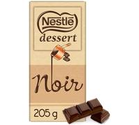 Nestlé Dessert - Chocolat Noir Pâtissier - Tablette de 205g