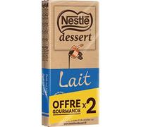 Nestlé Dessert Dessert lait - Le lot de 2 tablettes de 170g