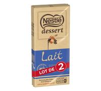 Nestlé Dessert - Lait - Tablette de 170 g - Lot de 2