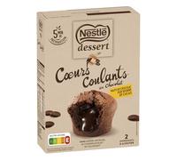 Nestlé Dessert - Préparation pour Gâteau - Cœurs Coulants au Chocolat - 305g