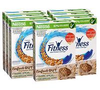 Nestlé Fitness, Frühstücks-Flakes aus 58% Vollkorn, Frühstücks-Flakes mit weniger Zucker, mit Vitamin B2, B6, Calcium & Eisen, 7er Pack (7 x 375g)