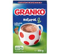 Nestlé Granko Natural, boisson instantanée au cacao naturel, 6 × 350 g (2,1 kg)