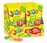 Nestlé JOJO Kyselé rybičky, poissons gélifiés acidulés, 10 × 170 g