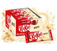 Nestlé KitKat 4 Finger White, barres chocolatées blanches, 24 × 41,5 g (996 g)