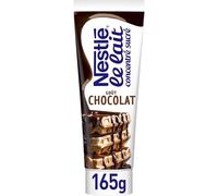 Nestlé - Lait Concentré Sucré Goût Chocolat - Format 24 Tubes de 165g | Apporte Onctuosité et Douceur à Vos Desserts et Boissons Chaudes - Pratique et Prêt à Consommer au Quotidien