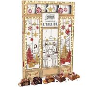 Nestlé Les Recettes de l'Atelier - Calendrier de l'Avent Chocolat de Noël - 279 g