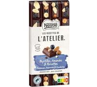 NESTLE LES RECETTES DE L'ATELIER - Gourmand Noir Myrtilles Amandes Noisettes 170G - Lot De 4