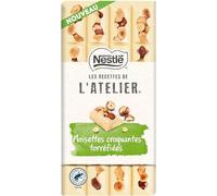 Nestlé Les Recettes de L'Atelier - Tablette Chocolat Blanc Noisettes - 150g