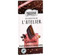 Nestlé Les Recettes de L'Atelier - Tablette Chocolat Noir Ganache - 130g