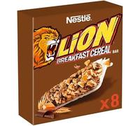 Barres céréalières au chocolat au lait et caramel,8 x 25 g