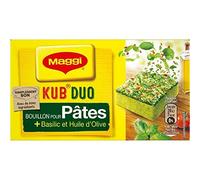 NESTLE MAGGI - Bouillon Kub Duo Pâtes Basilic 105G - Lot De 4 - livraison offerte