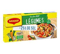 NESTLE MAGGI - Bouillon Kub Legumes Sel Reduit 120G - Lot De 3 - meilleure offre