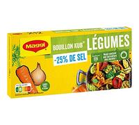 NESTLE MAGGI - Bouillon Kub Legumes Sel Reduit 120G - Lot De 4 - Livraison Gratuite