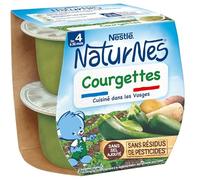Nestlé Naturnes Petits Pots Bébé Courgettes - Dès 4/6 mois - 2x130g