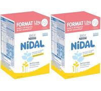 Nestlé Nidal 1 Lait en Poudre 1er Âge pour Bébé - de la Naissance à 6 Mois - Bag in Box de 2 Sachets de 600g (Lot de 2)