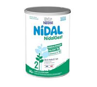 Nestlé Nidal Gest 2 - Lait bébé 2ème âge en poudre de 6 à 12 mois - Formule épaissie - Boîte de 800g
