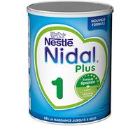 Nestlé Nidal Plus 1 - Lait en poudre bébé 1er Age - de la naissance à 6 mois - 800g