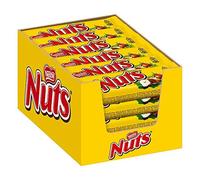 Nestlé Nuts Barres aux noisettes 42g (Pack de 24)