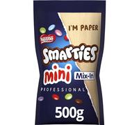 NESTLÉ PROFESSIONAL SMARTIES MINI Topping | Mini Bonbons Chocolat Au Lait | Cacao Certifié Rainforest Alliance | Pour agrémenter tous vos desserts | Sachet 500g