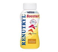 Nestlé Renutryl Booster Mélange de Protéines Caramel 30g de protéines 600Kcal 300ml - pack de 4