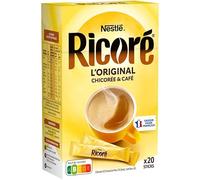 Nestlé Ricoré Original - Substitut de Café - Boîte de 20 Sticks x 3 g
