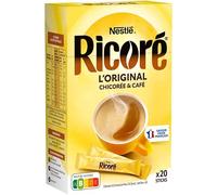 Nestlé Ricoré Original – Substitut de café – Boîte de 20 sticks x 3 g
