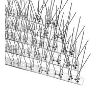 NESTLEAP Piques à oiseaux en acier inoxydable pour empêcher les oiseaux de s'installer facilement - 22 bandes de couverture de 7,6 m