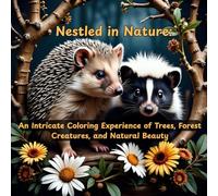 Nestled in Nature:: An Intricate Coloring Experience of Trees, Forest Creatures, and Natural Beauty