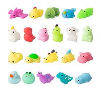 Nestling 21Pièces Kawaii Mochi Squishy Toys - Mini Squishies Noctiluque Soft Squeeze Jouet - Mignon Animal Squishy Jouet Anti Stress - Récompense Cadeau pour Enfant Fille
