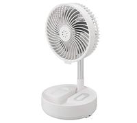 NestNiche Ventilateur Télescopique Pliant, Ventilateur De Sol Portable à Chargement USB avec Télécommande, 4 Vitesses Et Conception Légère